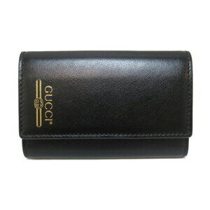 Gucci Case Wallet Key Accessory Black Accessories Keychain